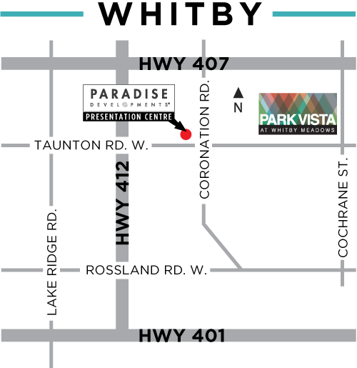 Whitby Meadows & Park Vista | Location / Contact Us