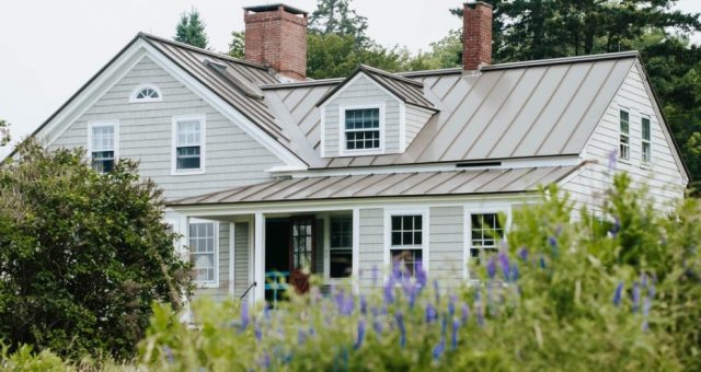 beige and grey house