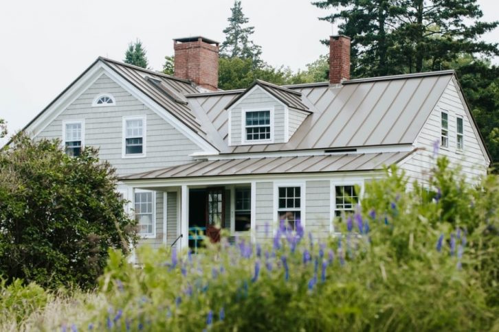 beige and grey house