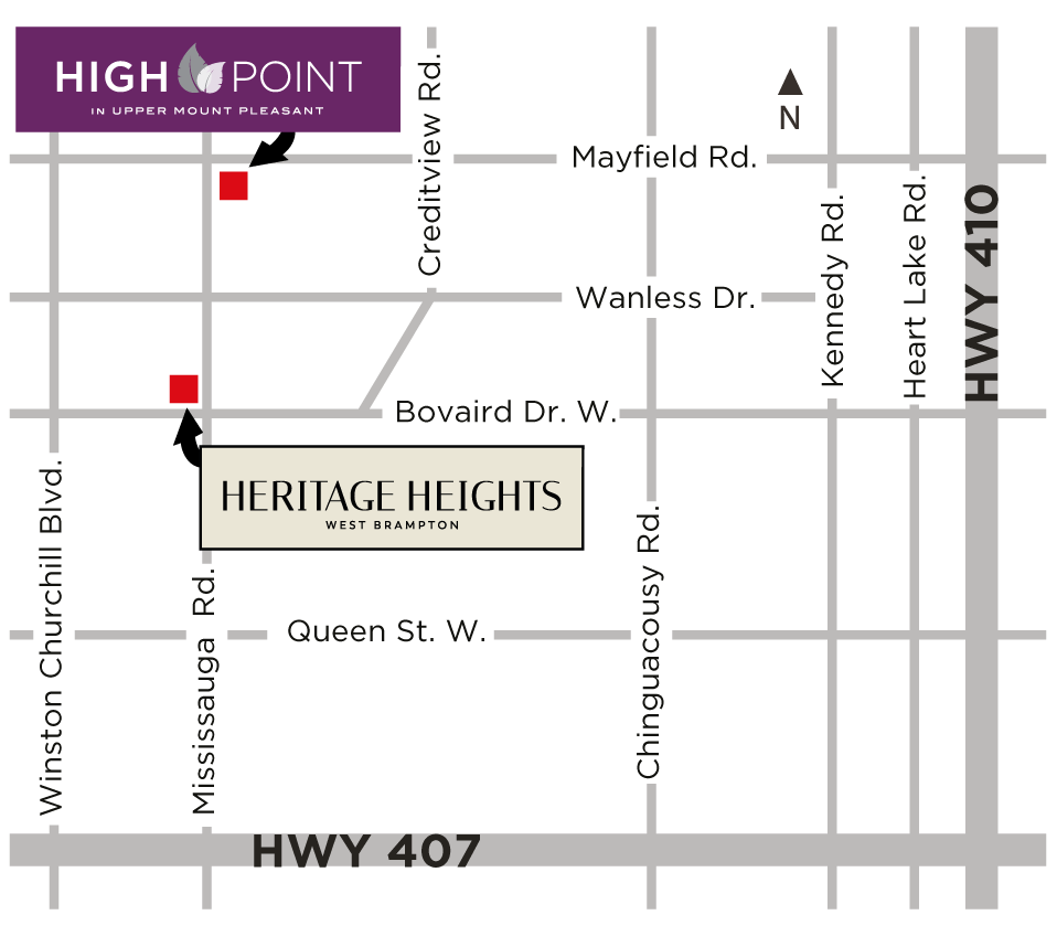 Heritage Heights & Highpoint | Location / Contact Us
