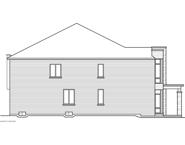 The Ellen, ELEVATION 1C SIDE (MOD 1)