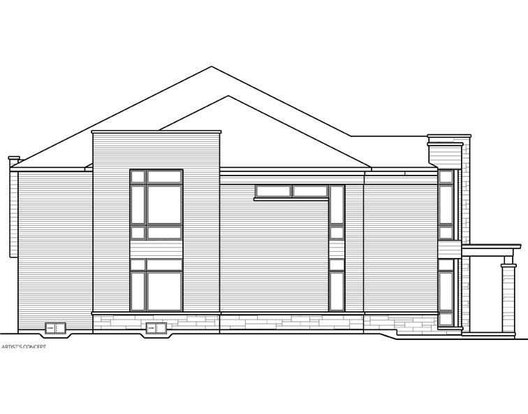 The Ellen, ELEVATION 1C SIDE (MOD 2)