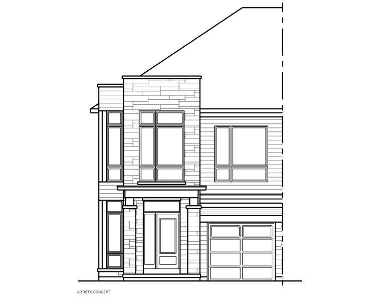 The Ellen, ELEVATION 1C FRONT (MOD 1)