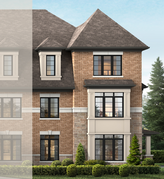 The Windsor (corner), Elevation 1C FRONT