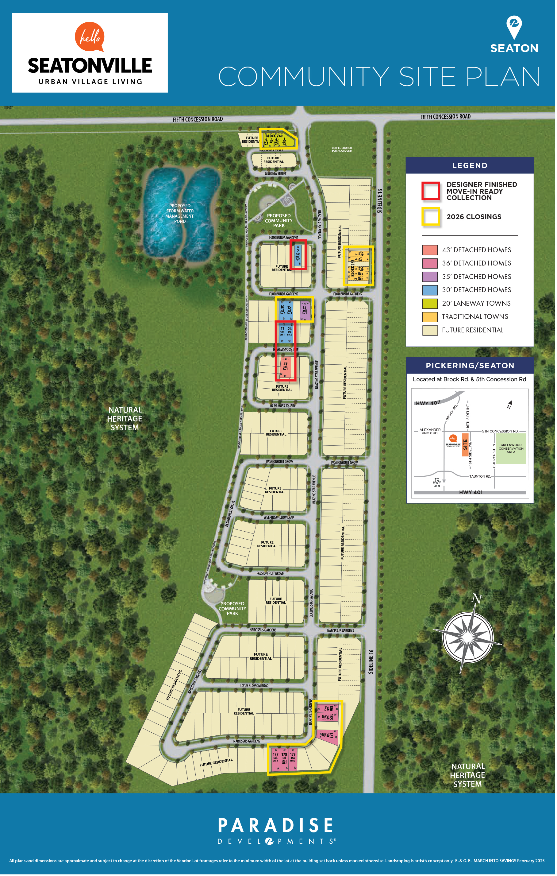 Seatonville | Siteplan