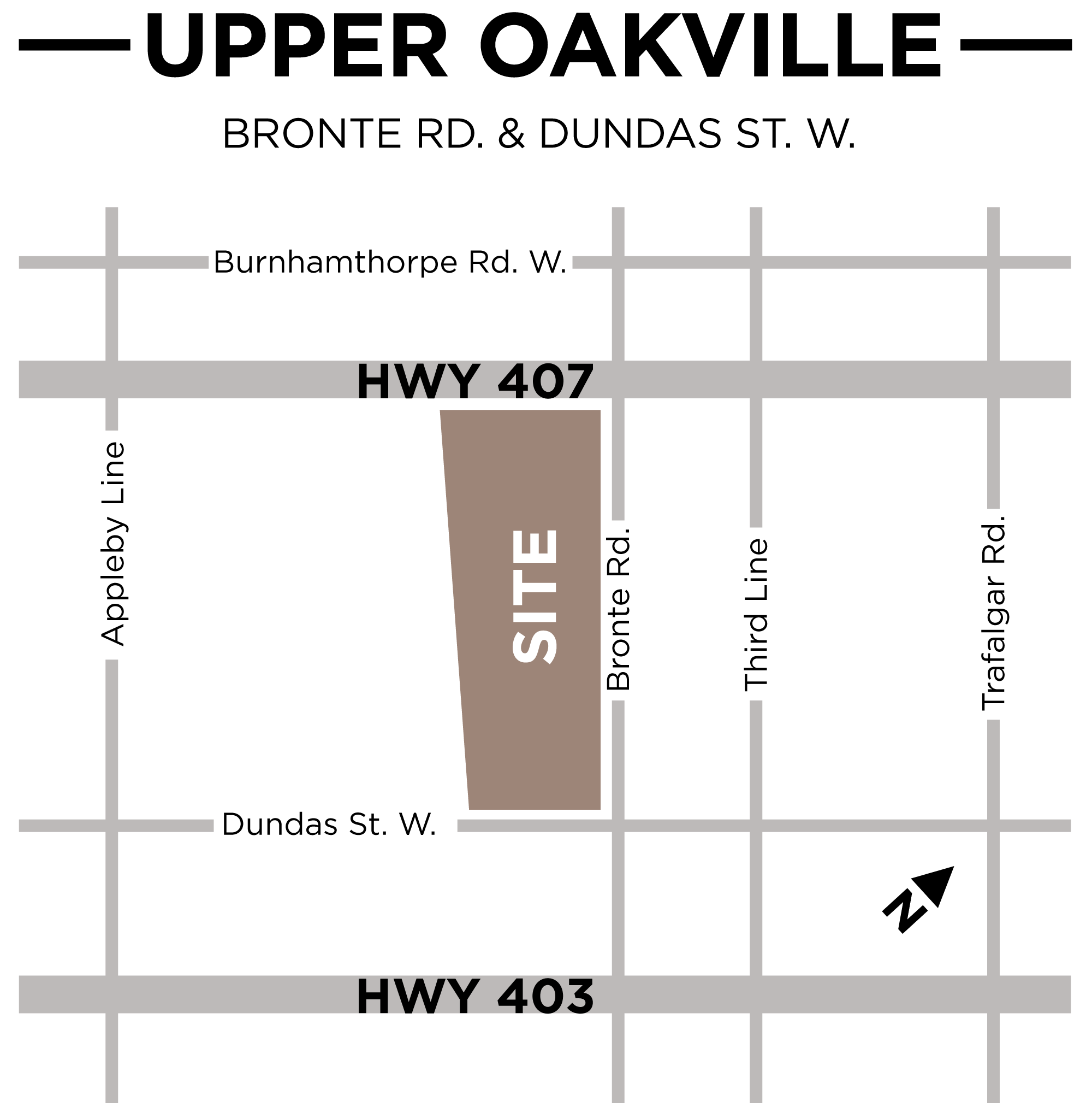 Upper Oakville | Location / Contact Us