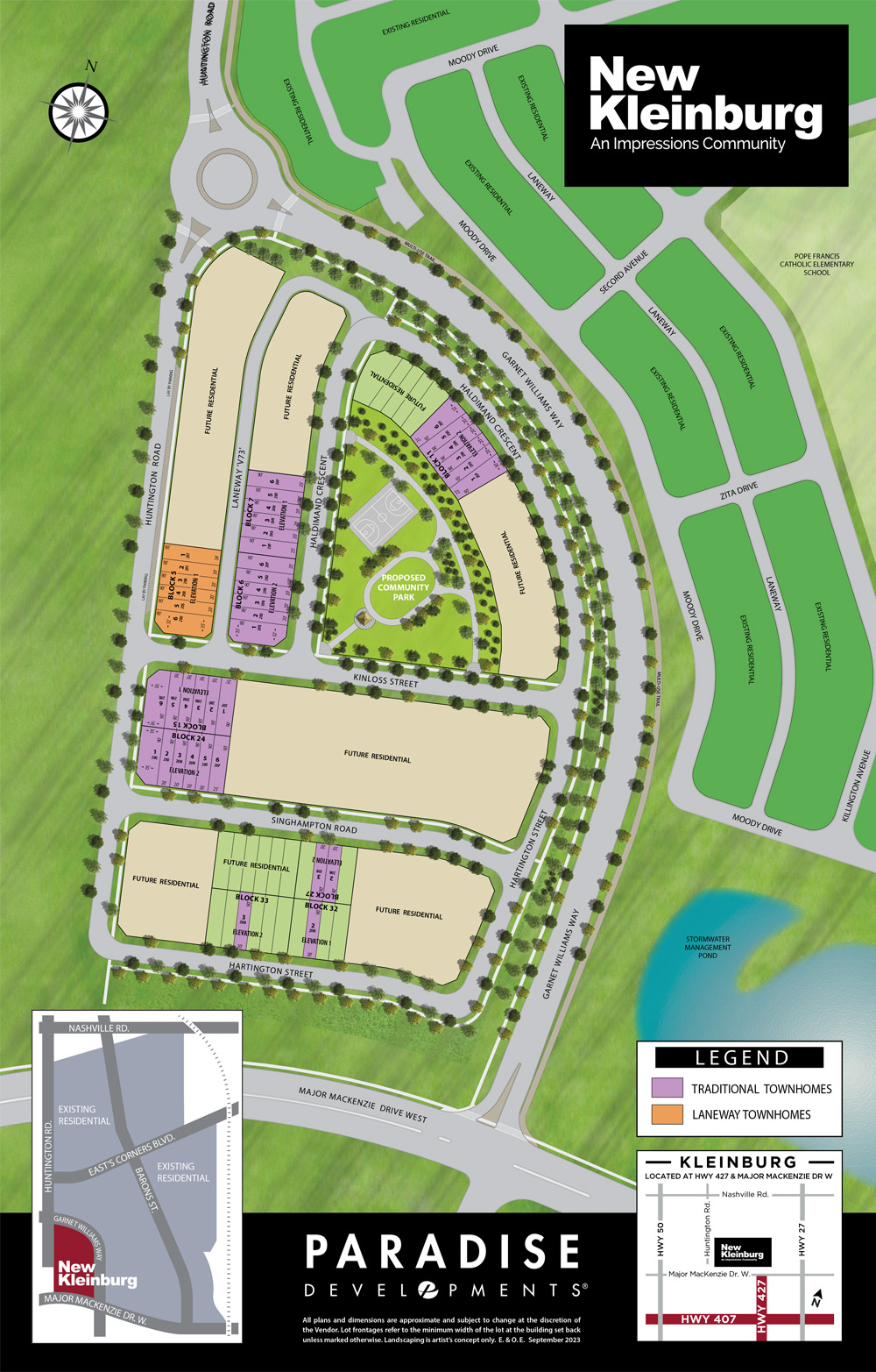 site plan new kleinburg