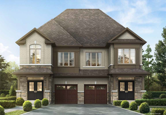 The LESLIEVILLE semi-detached Homes - Paradise Developments